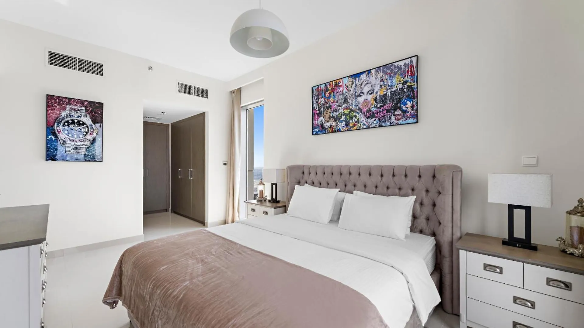 2Br Harbour Views T1, Creek View Villa Dubai Feriehus
