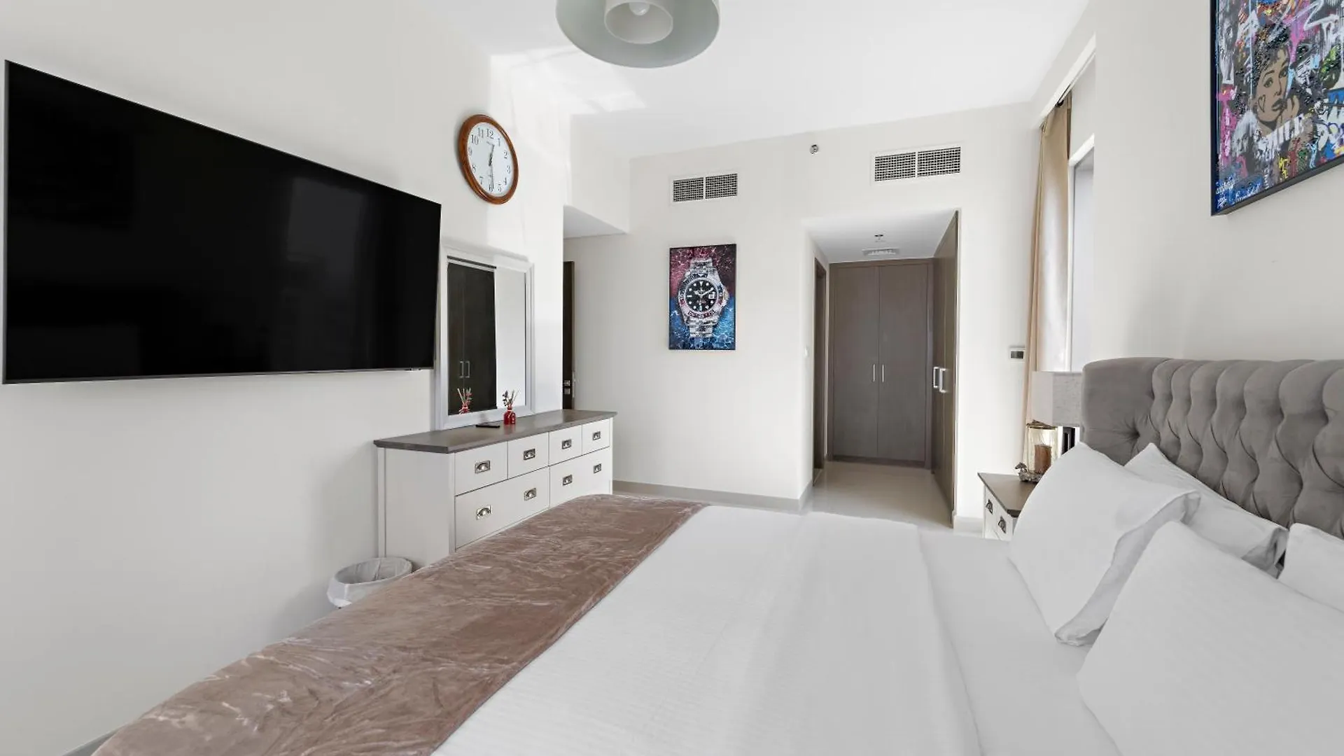 2Br Harbour Views T1, Creek View Villa Dubai Feriehus